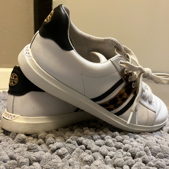 Tory Burch Howell Leopard Sneakers, Used Condition Size 9 - Picture 8 of 15